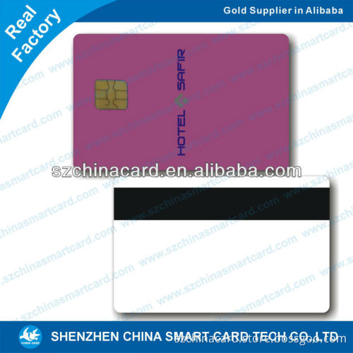 iso9001-2008 approved pvc contact smart ic card